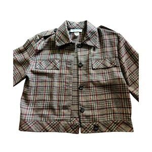 Vintage Petite Sophisticate plaid jacket size 10P